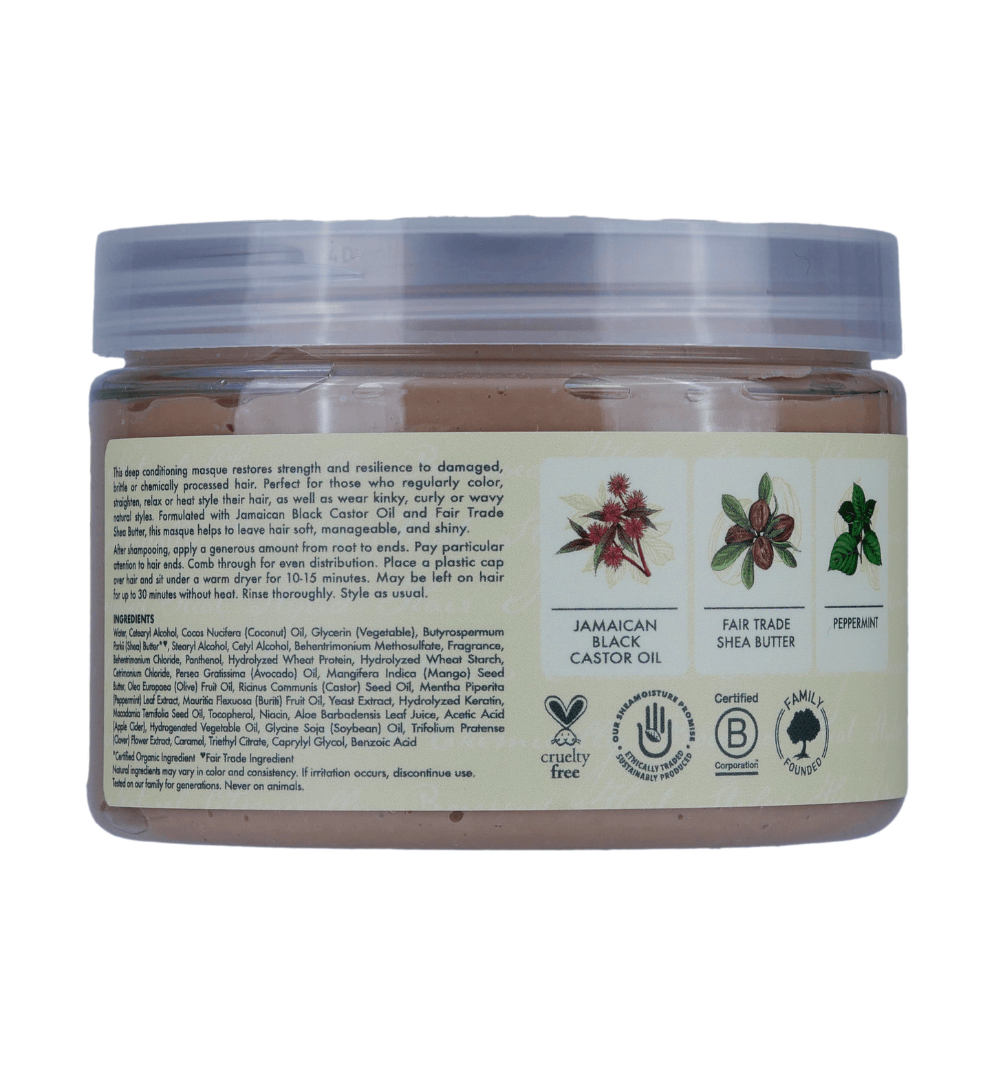 Shea Moisture Jamaican Black Castor Oil Strengthen & Restore Treatment Masque