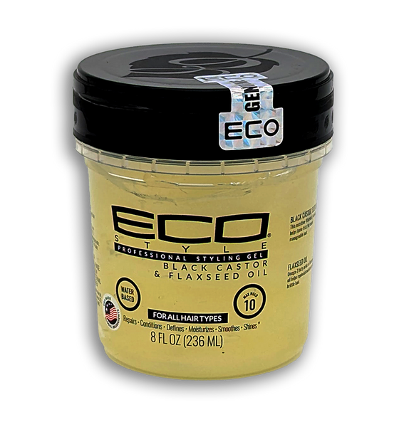 Eco Style Black Castor & Flaxseed Oil Styling Gel