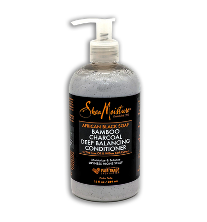 Shea Moisture African Black Soap Bamboo Charcoal Conditioner 384 ml/13oz