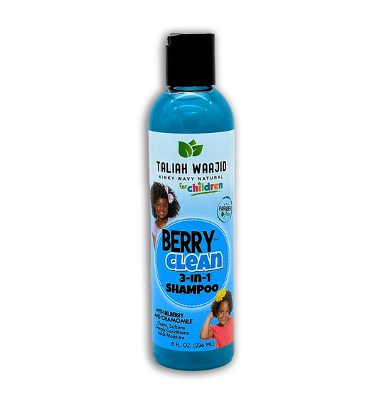 Taliah Waajid Children Kinky Wavy Natural Berry Clean 3 in 1 Shampoo