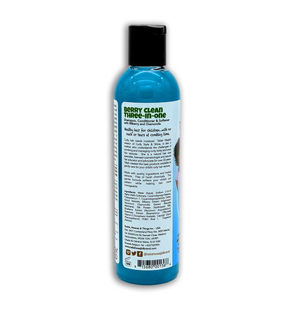 Taliah Waajid Children Kinky Wavy Natural Berry Clean 3 in 1 Shampoo
