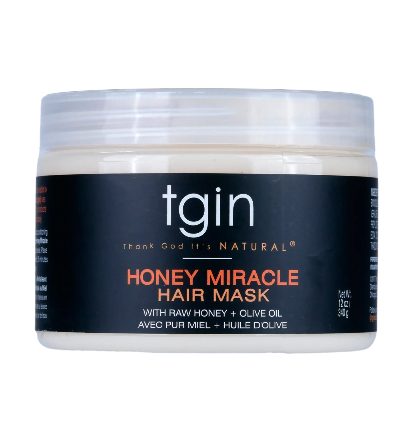 TGIN Honey Miracle Hair Mask with Raw Honey & Olive Oil